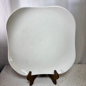 Russel Wright Steubenville 13" Square Chop Plate Platter White Condition Issues